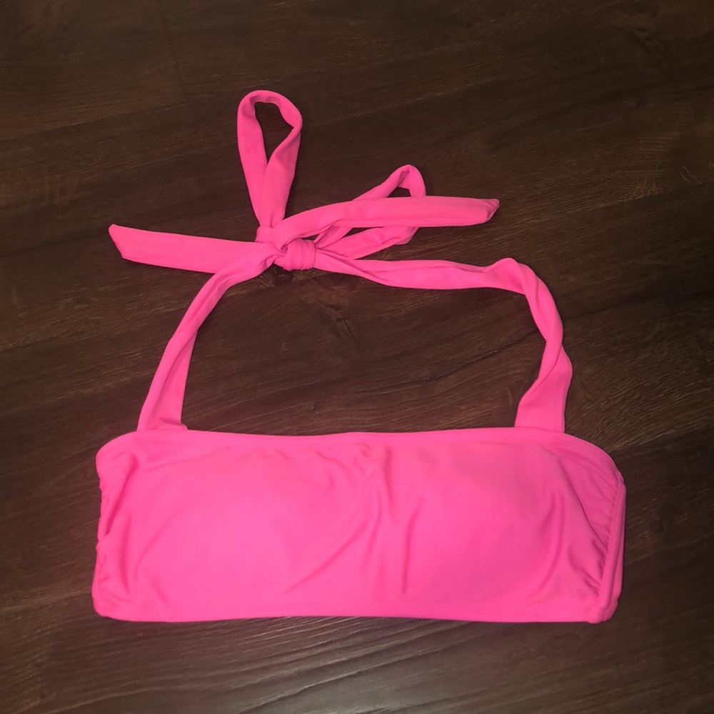 Hot pink bikini top